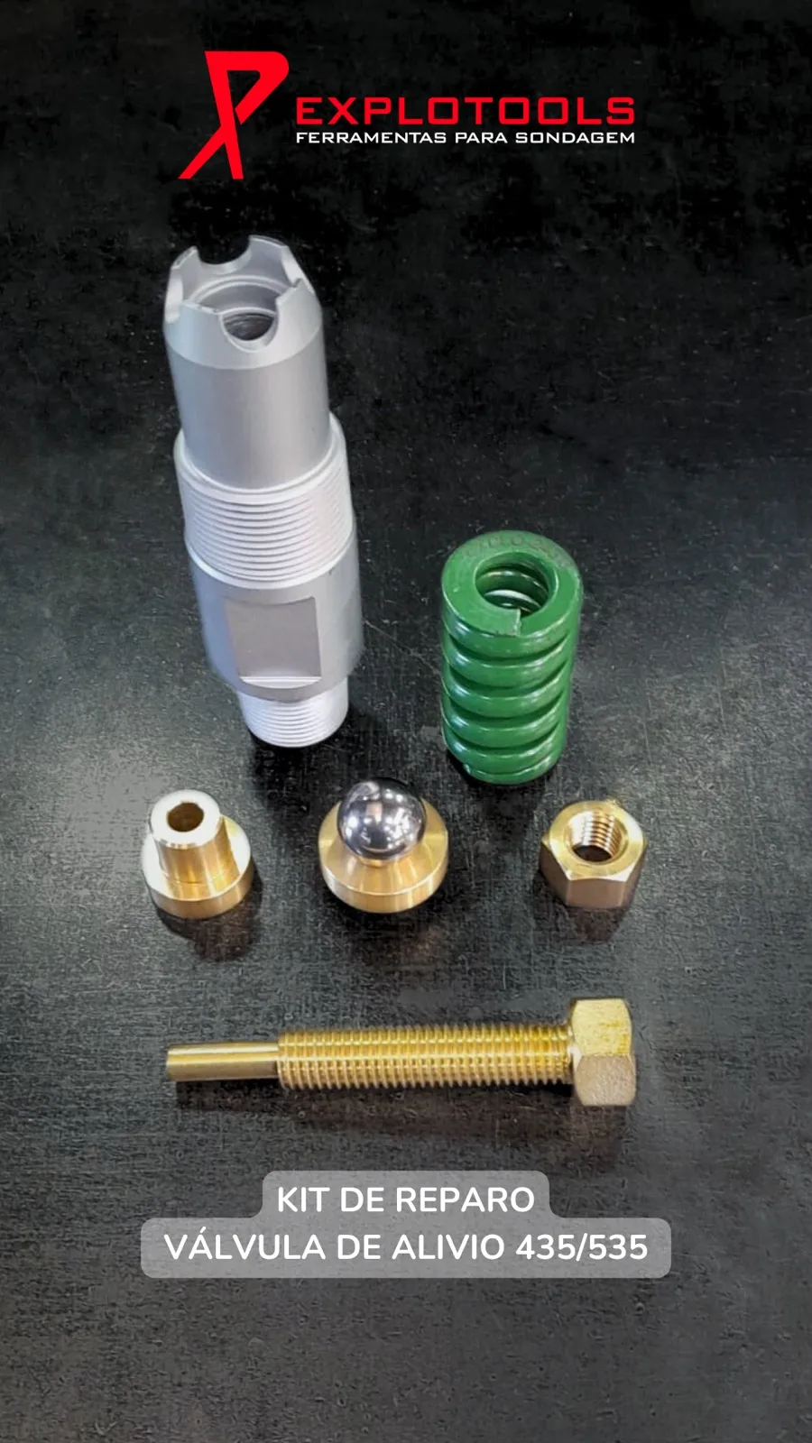 Kit de reparo da válvula de alívio 435/535
